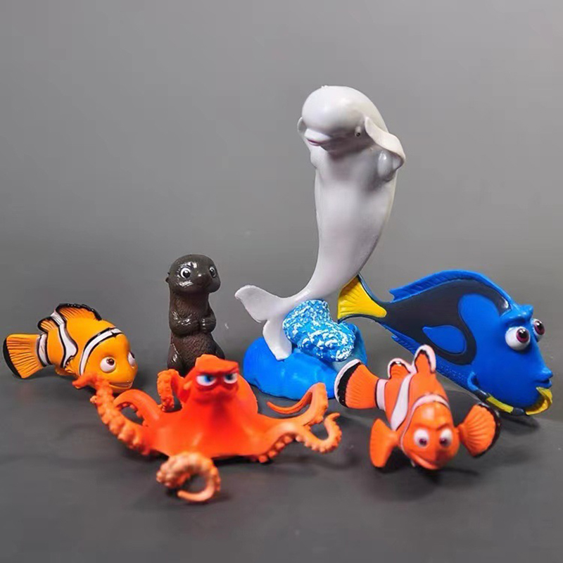Aquarium Fish Dolphin - Simpatiche bambole da 6 pezzi Statue