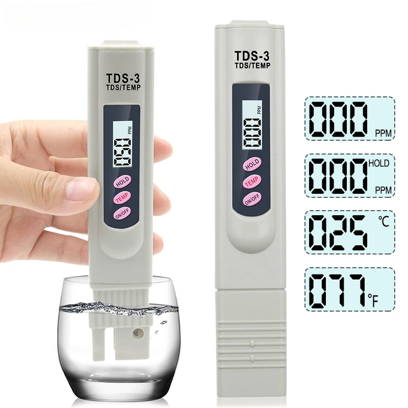 Fish Tank Filter - 1/3 pezzi portatile LCD digitale TDS