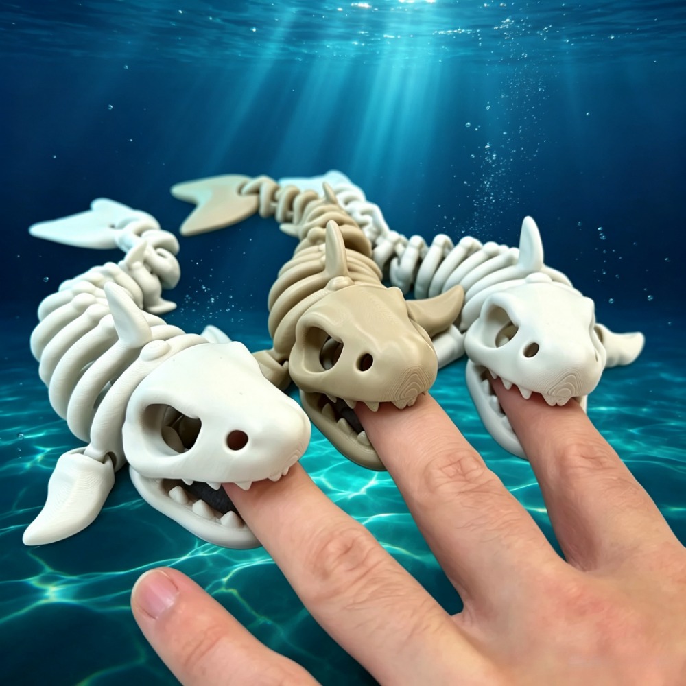 Aquarium Fish Quarantine - Scheletro di Squalo Decorativo per Acquario,
