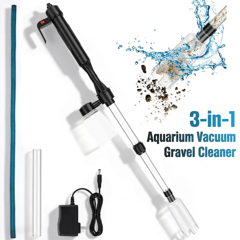 Aquarium Fish Breeding - Aspiratore per Acquario 3 in 1