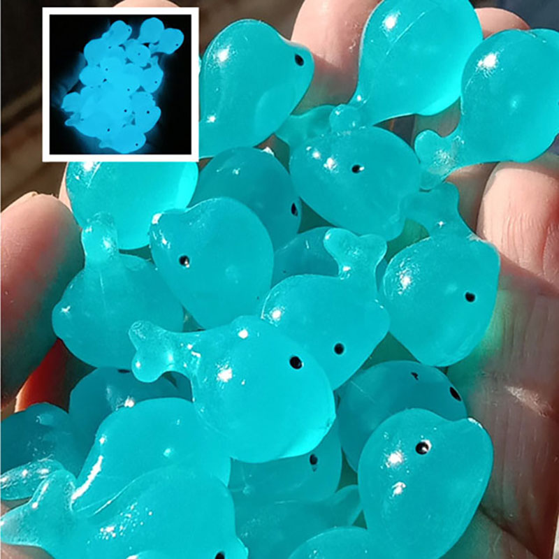 Aquarium Fish Dolphin - 20 pezzi di pietre luminose di
