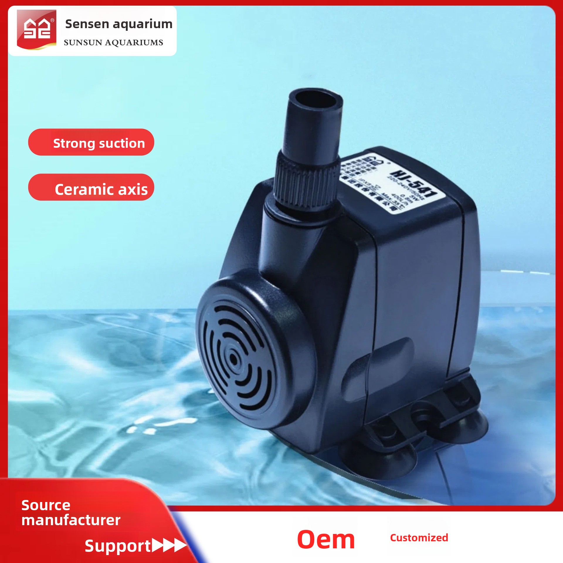 Draw Fish Aquarium - Pompa Sommergibile Mini Serie HJ-541-HJ-1841 per