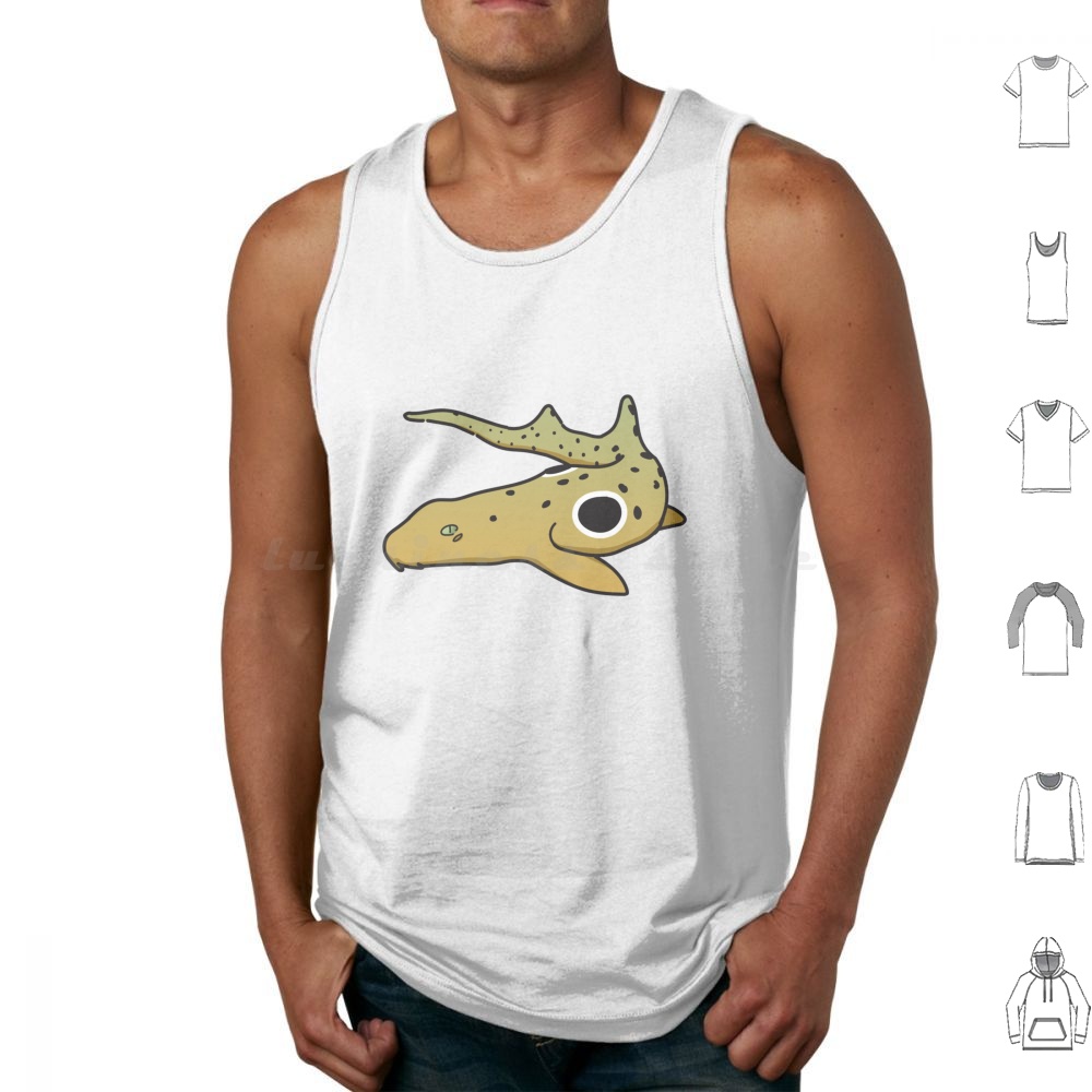 Draw Fish Aquarium - Spallina Disegno di squalo Canotte Stampa