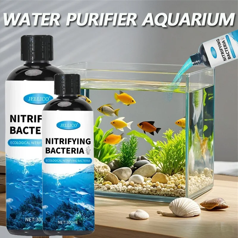 Aquarium Fish Breeding - 300ml Batteri Nitrificanti Liquido Serbatoio di