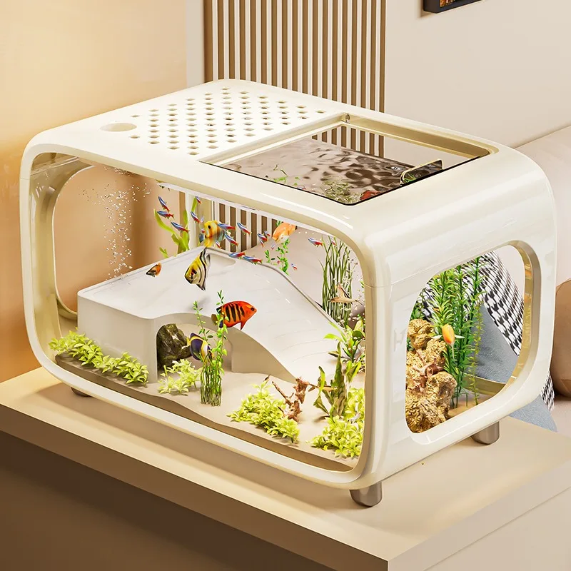 Live Fish Aquarium - Acquario di Lusso in Plastica Trasparente