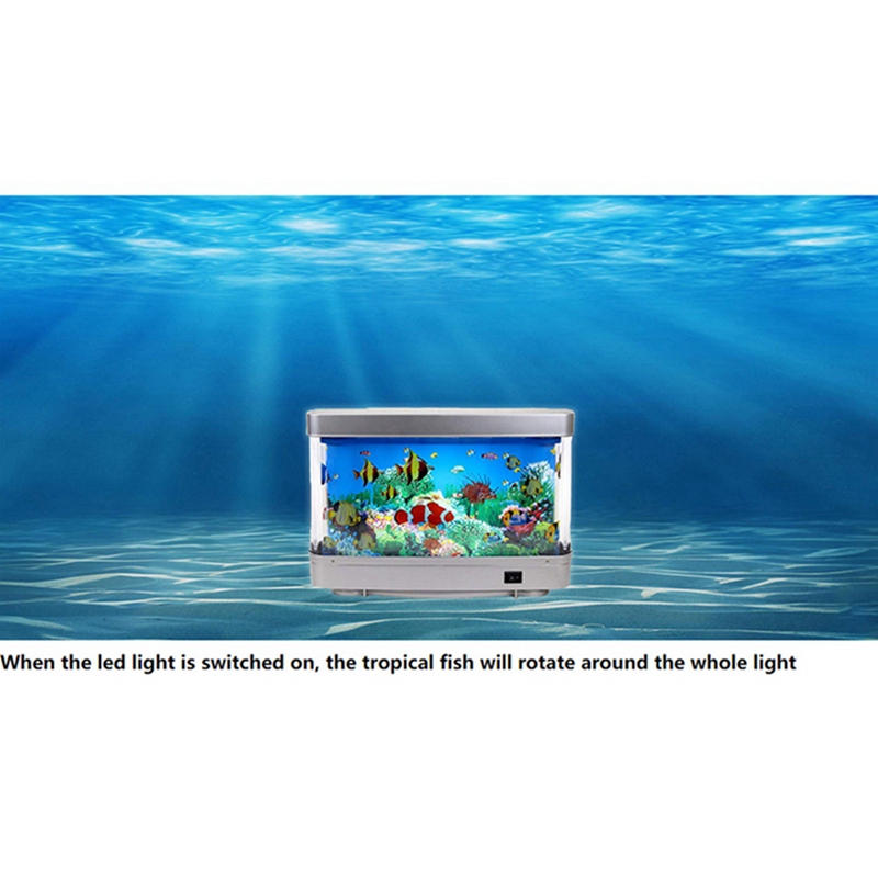 Lampada LED Acquario Virtuale  - Aquarium Fish Dolphin recensione e prezzo