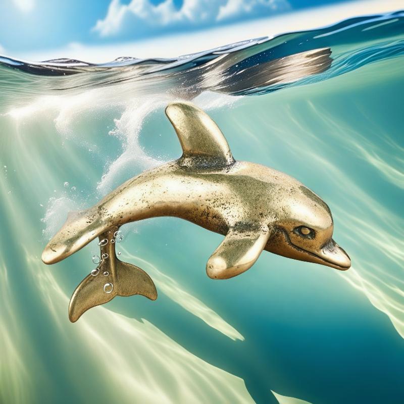 Statuetta di Delfino in Ottone - Aquarium Fish Dolphin recensione e prezzo