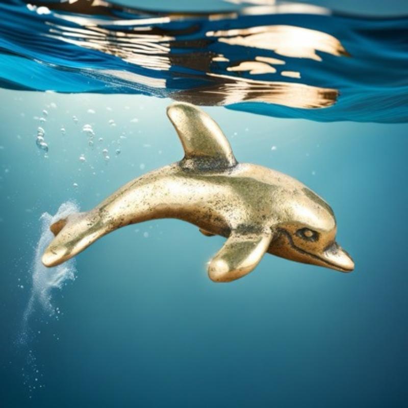 Statuetta di Delfino in Ottone - Aquarium Fish Dolphin recensione e prezzo