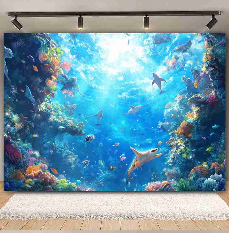 Sfondo del mondo sottomarino p - Aquarium Fish Dolphin recensione e prezzo