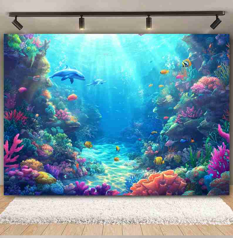 Sfondo del mondo sottomarino p - Aquarium Fish Dolphin recensione e prezzo
