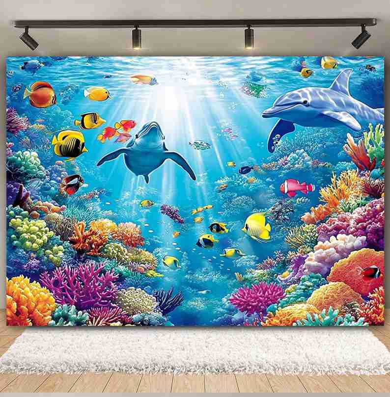 Sfondo del mondo sottomarino p - Aquarium Fish Dolphin recensione e prezzo