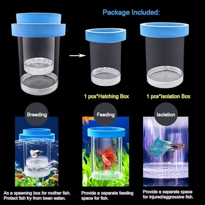 Scatola di isolamento per alle - Aquarium Fish Breeding recensione e prezzo