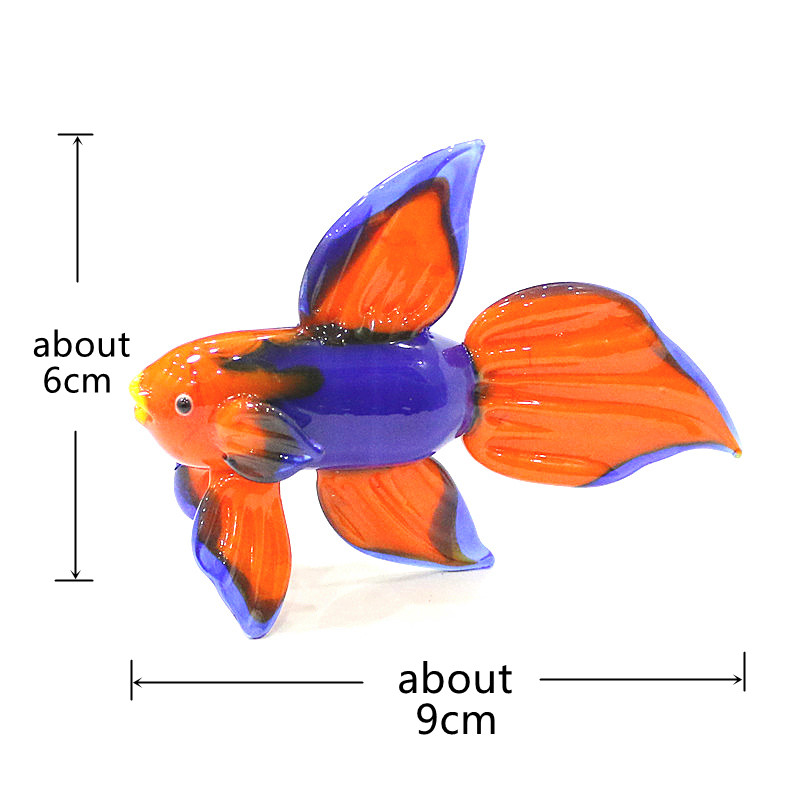 Arancione vetro di Murano pesc - Live Fish Aquarium recensione e prezzo