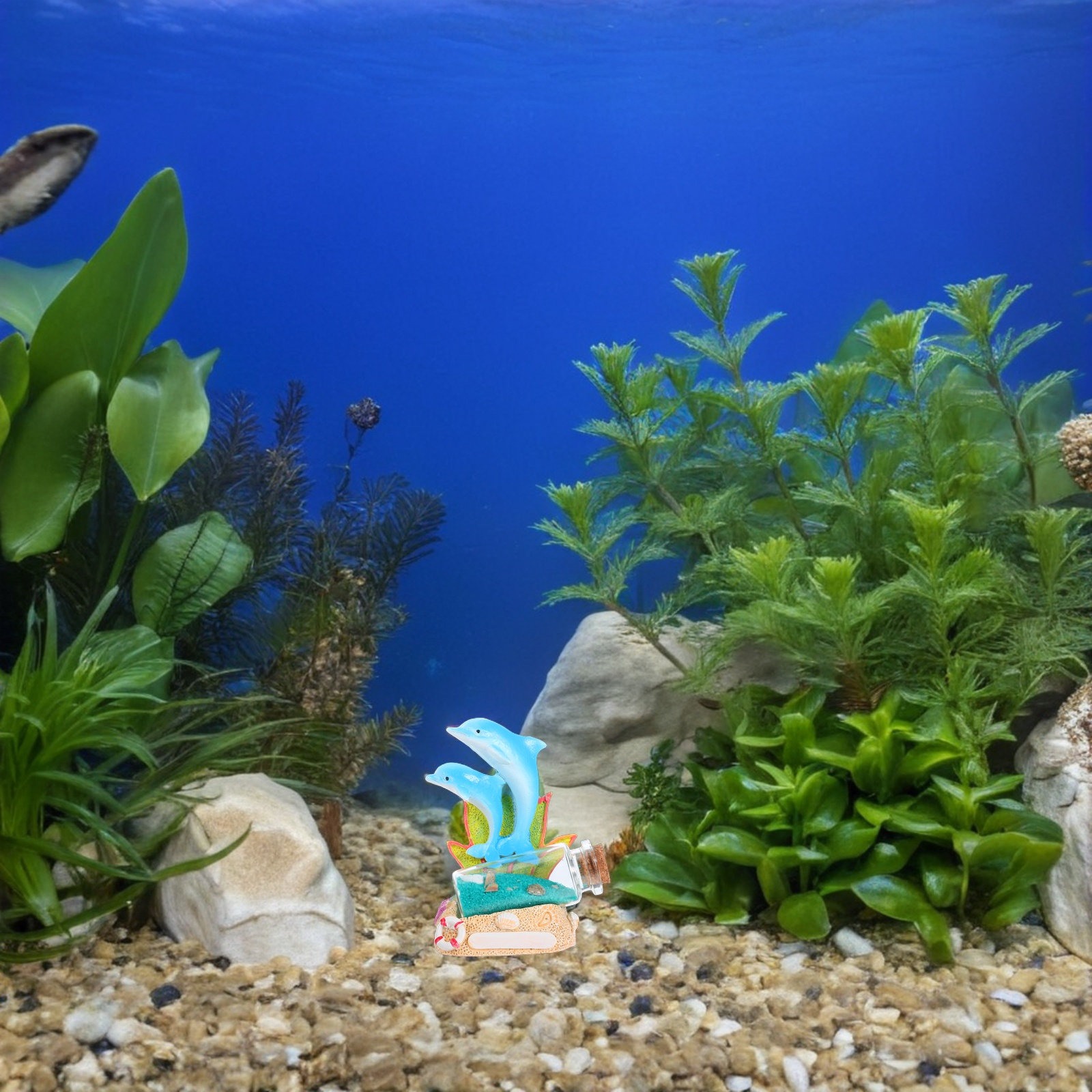 Scultura di Delfino in Resina, - Aquarium Fish Dolphin recensione e prezzo