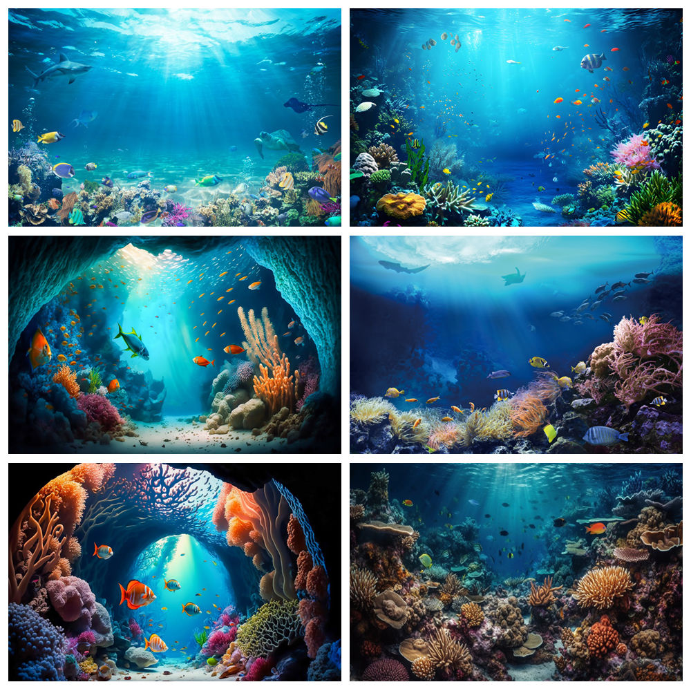 Sfondo fotografico subacqueo d - Aquarium Fish Dolphin recensione e prezzo
