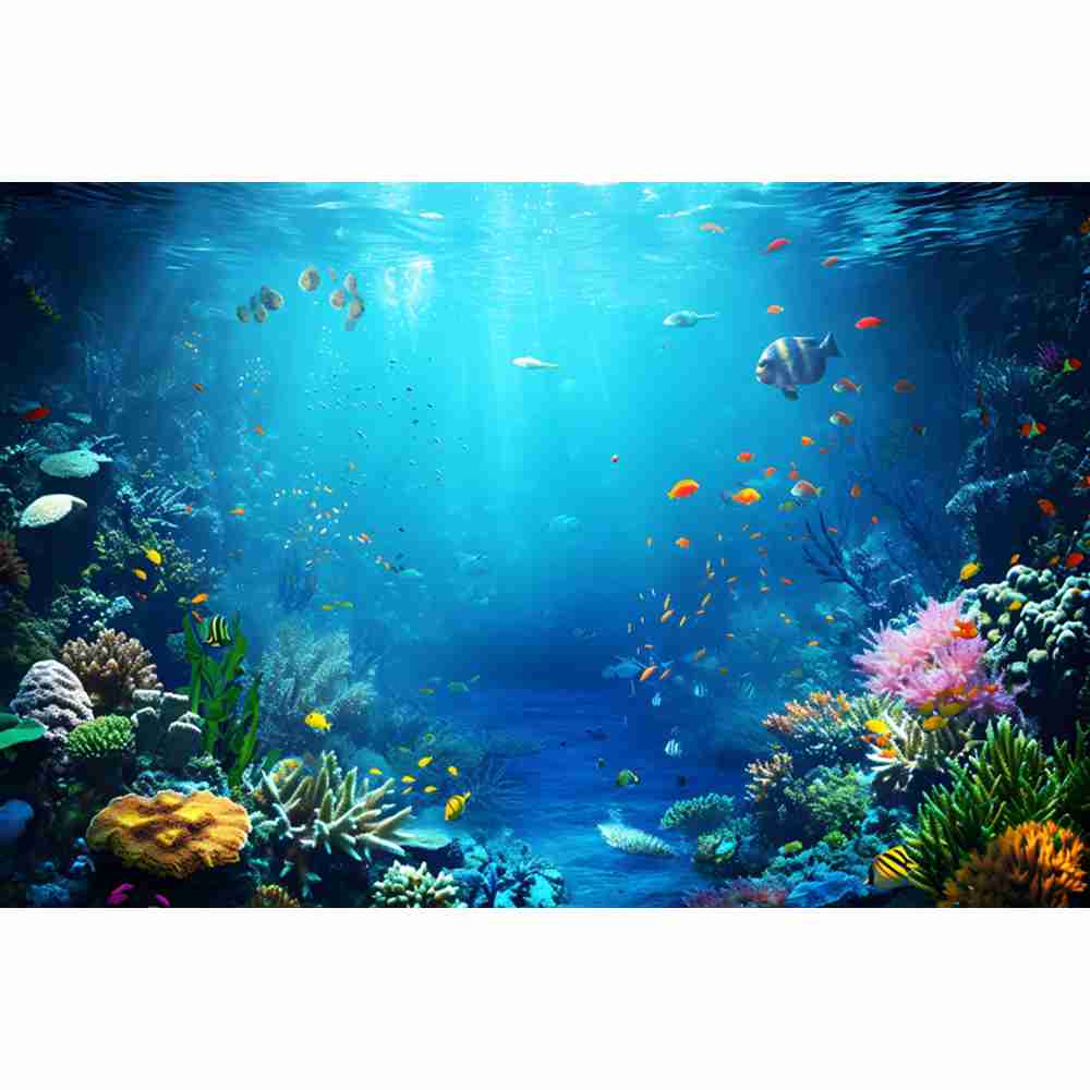 Sfondo fotografico subacqueo d - Aquarium Fish Dolphin recensione e prezzo