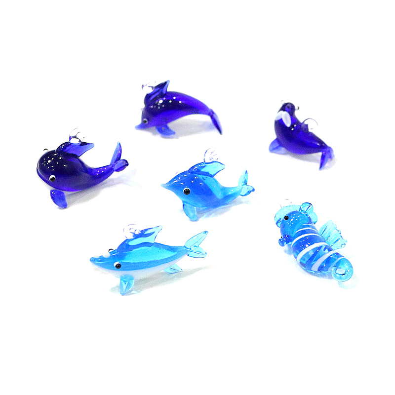 Vetro artigianale 6 pezzi pend - Aquarium Fish Dolphin recensione e prezzo